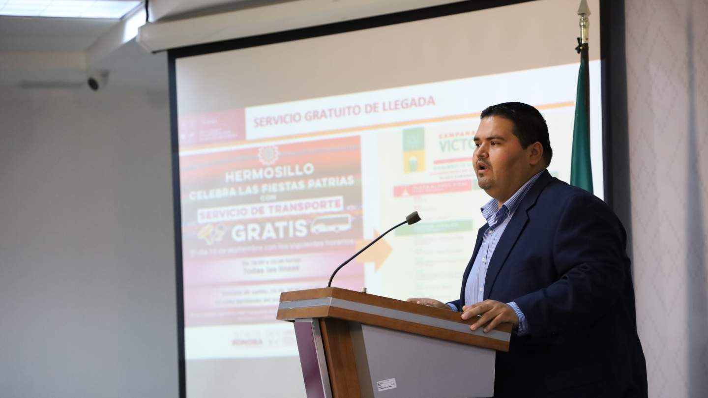 Anuncia Gobierno de Sonora transporte gratuito para la celebración del Grito en HMO